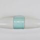 Wilhelm Wagenfeld Bauhaus Turquoise Double Sconce Wall Light, Germany, 1950