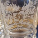 50's engraved glasses