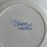 Set of 2 St Amand ironstone plates, Jardinière model