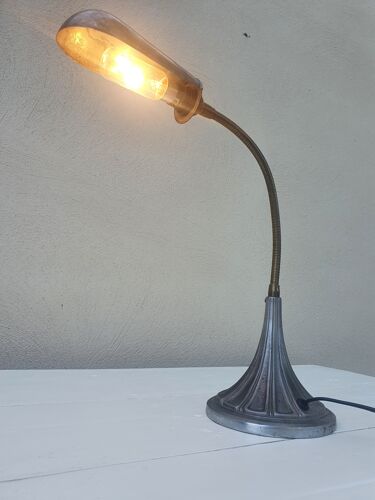 Lampe d'atelier ou de bureau avec flexible
