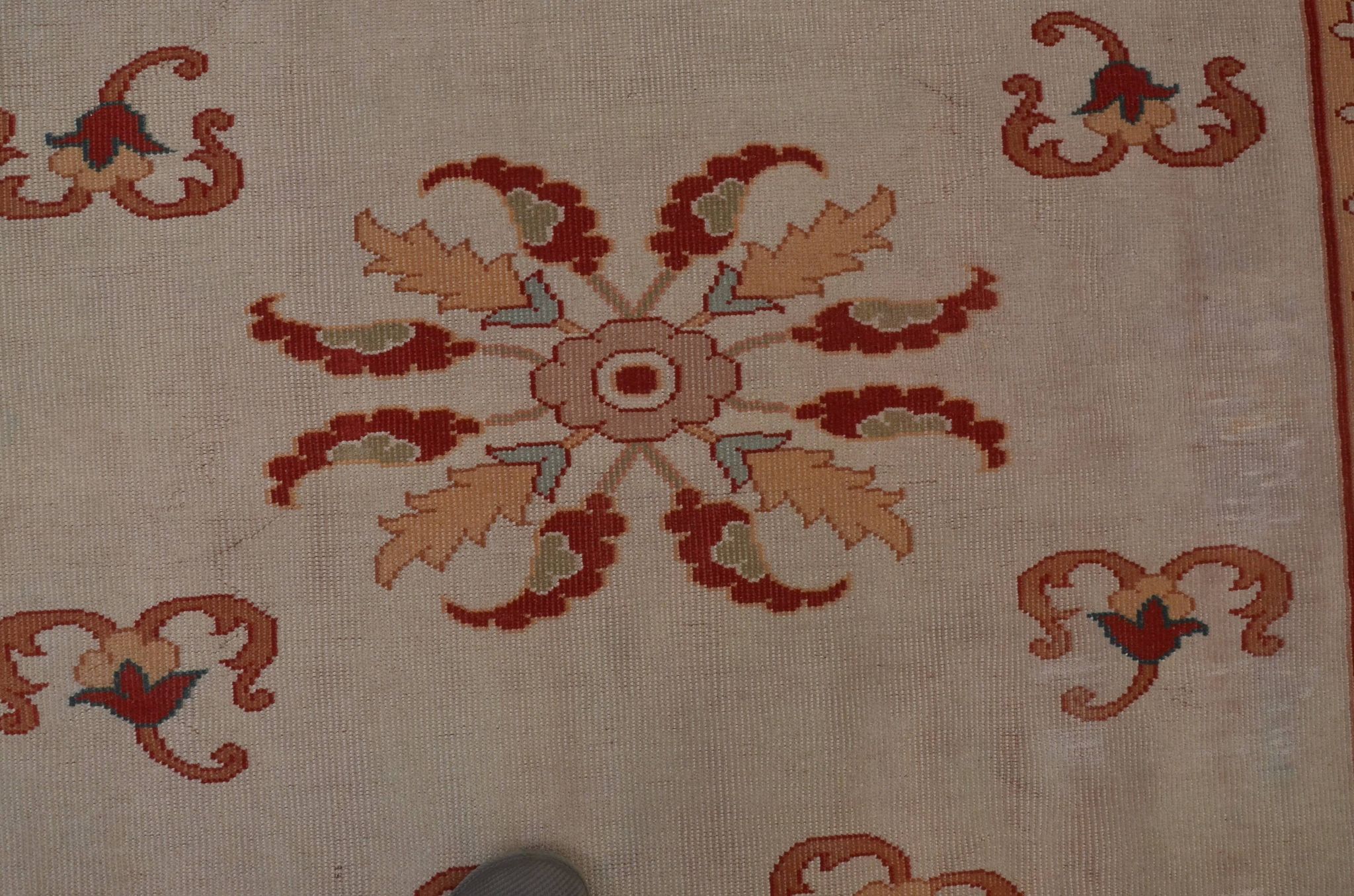 Oversize Hnadmade Floor Wool Rug c409