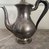 Antique silver-plated coffee pot teapot art nouveau christofle