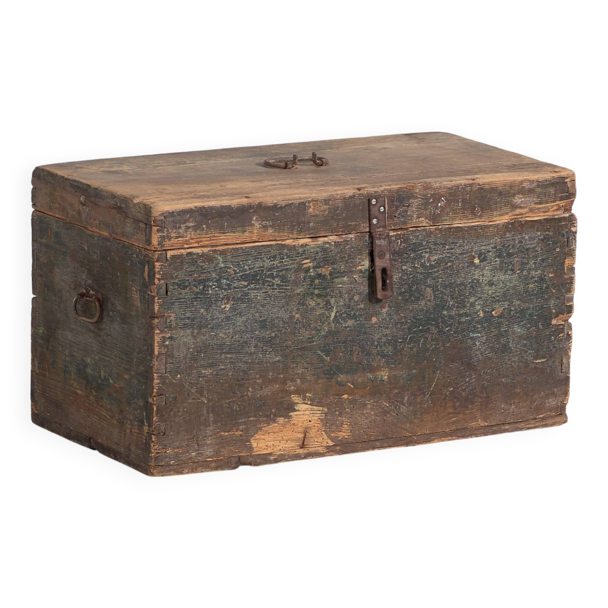Coffre antique dans des tons foncés (c.1920) #6