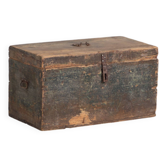 Coffre antique dans des tons foncés (c.1920) #6