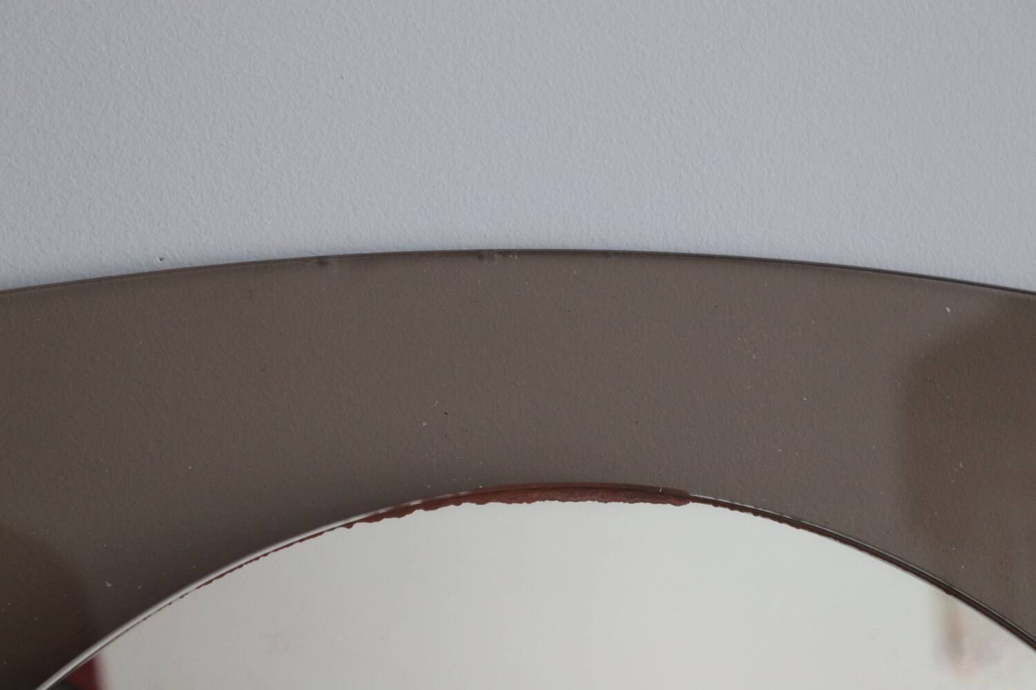 Two-tone glass mirror from the 70s