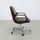 Chaise de conférence sur roulettes par Chromcraft, années 1970