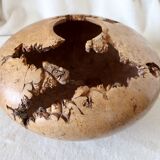 Mike Mahoney, Maple Burl Sculpture Vase, 28cm, Very Good Condition