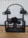 Wrought iron brush holder