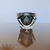 Ashtray and table lighter in Murano glass 1970