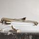 Old art deco brass piano lamp