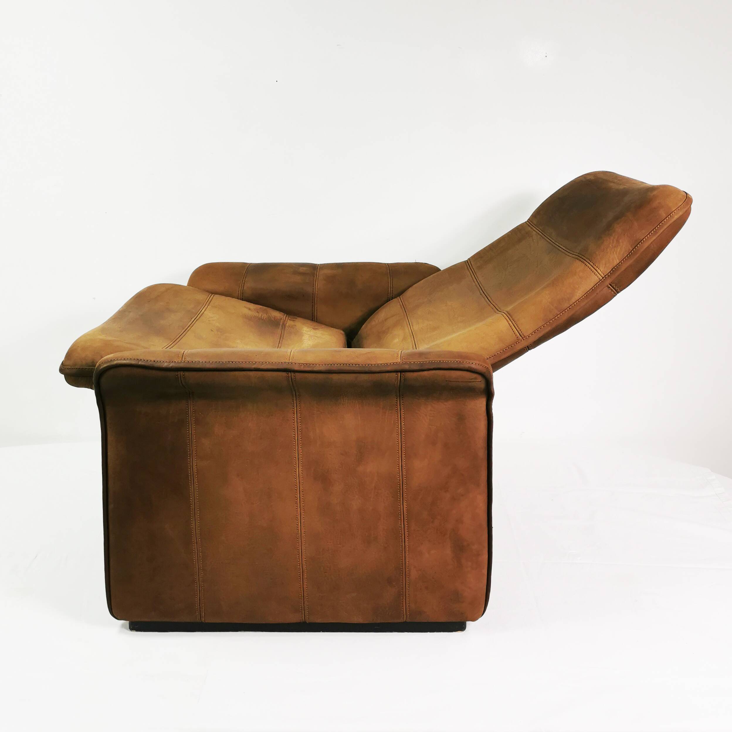 Leather armchair, De Sede, Switzerland, 1970s