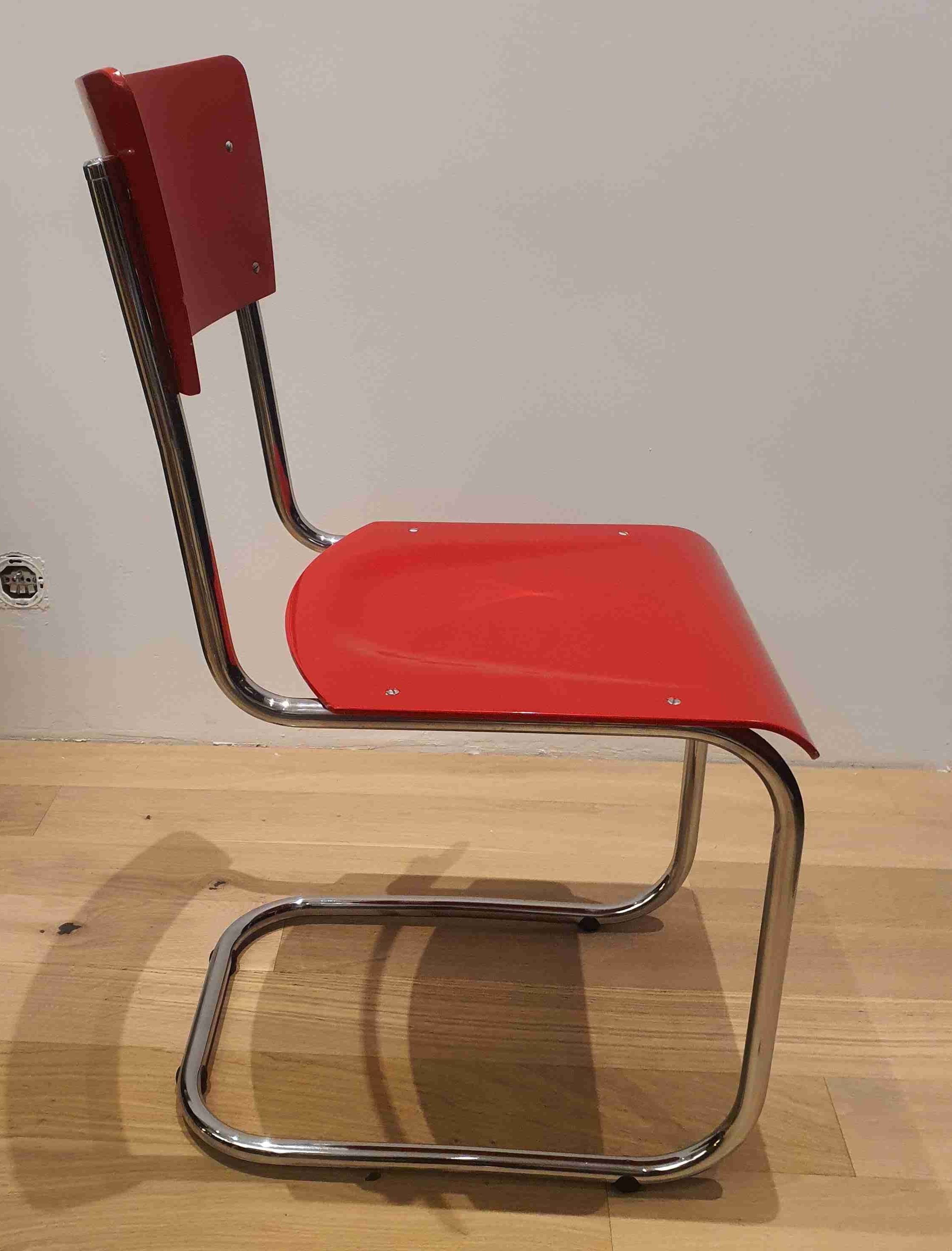 Tubular chairs, robert slezak, set