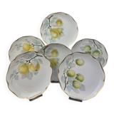 RC Bavaria 6 fruit dessert plates Auguste Viktoria