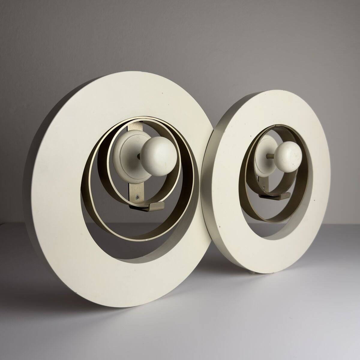 Mid-century Space Age wall coat rack, Italy, 1970s