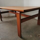 Scandinavian style teak coffee table