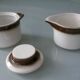 Milk jug and sugar bowl