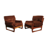 Pair of scandinavian armchairs