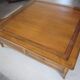 solid walnut coffee table Roche Bobois first hand