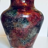 Gilded glass vase