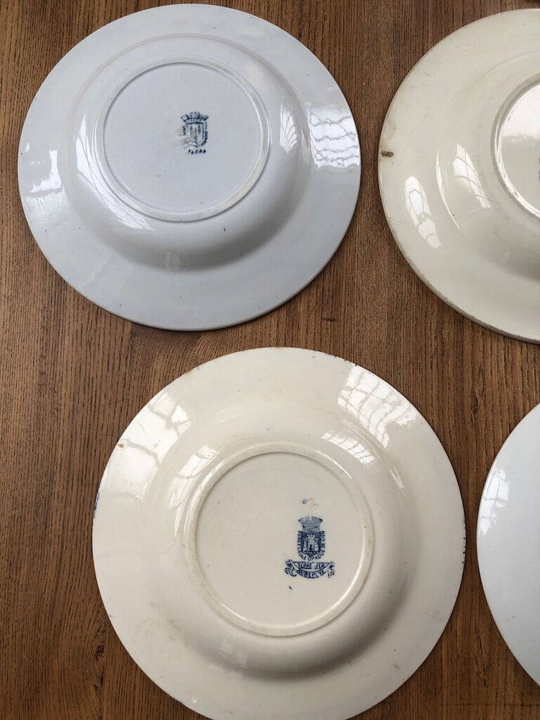 Lot 14 mismatched plates Iron Land