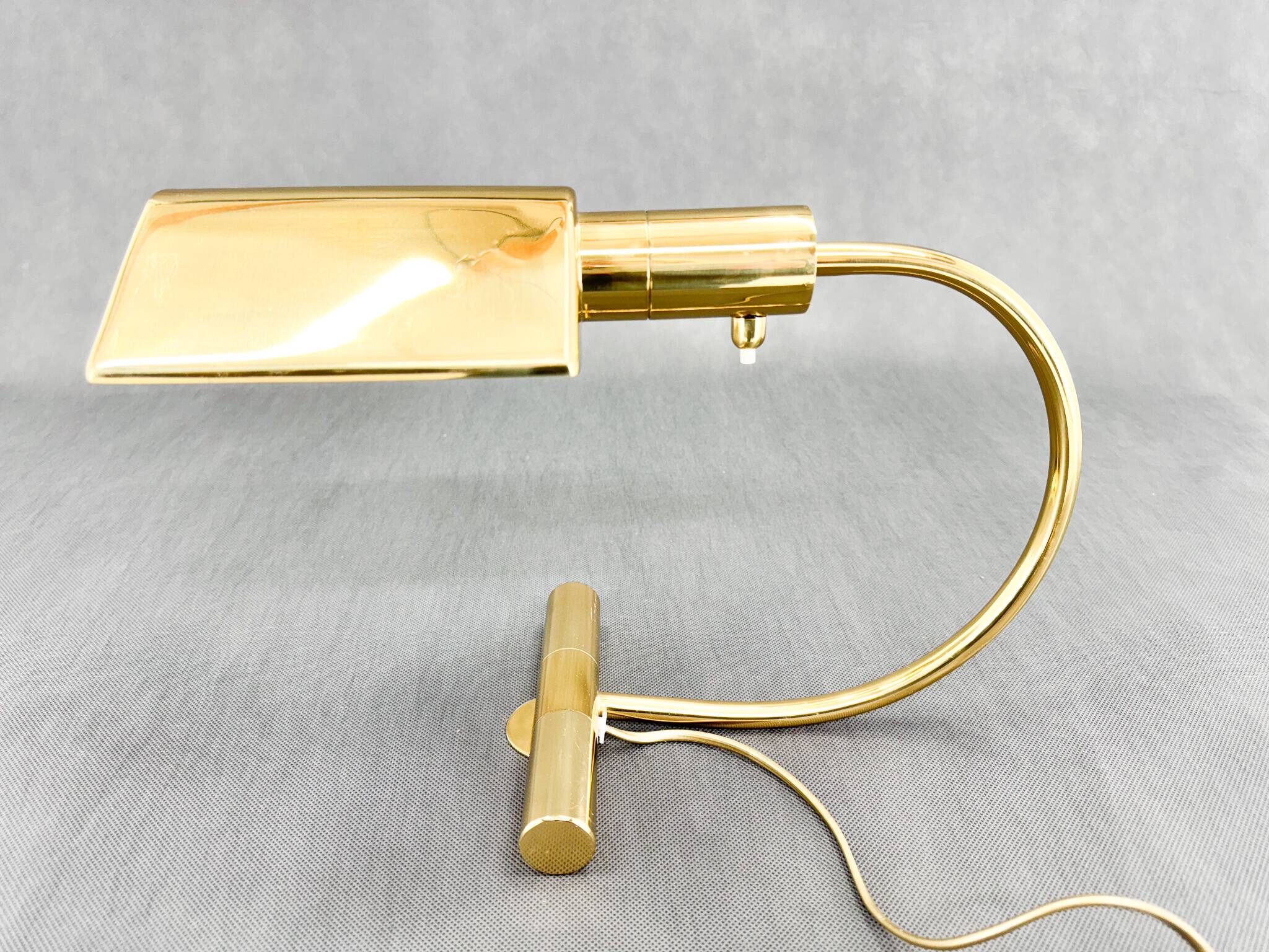 Vintage Brass Desk Lamp, 1970's