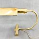 Lampe de bureau vintage en laiton, 1970