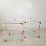 Pair of cube coffee tables / bedside tables