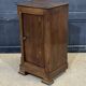 Chestnut bedside table from the early 20th century.