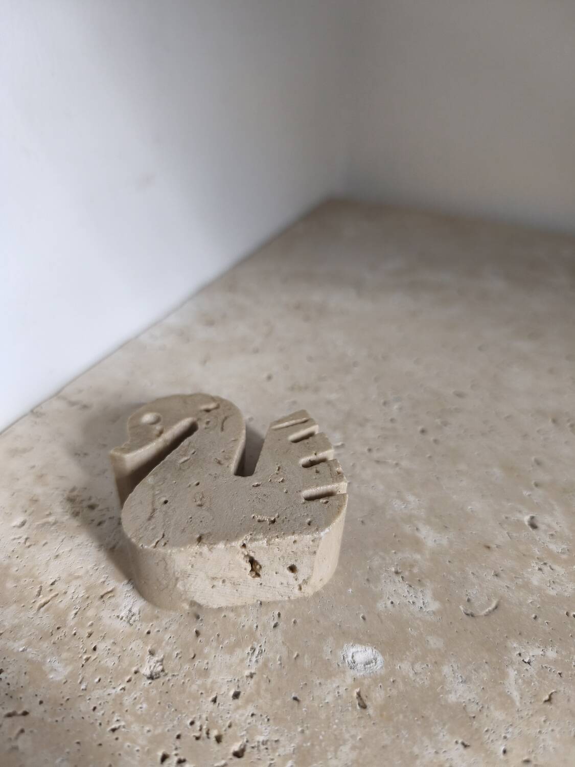 Travertine Swan