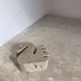Travertine Swan