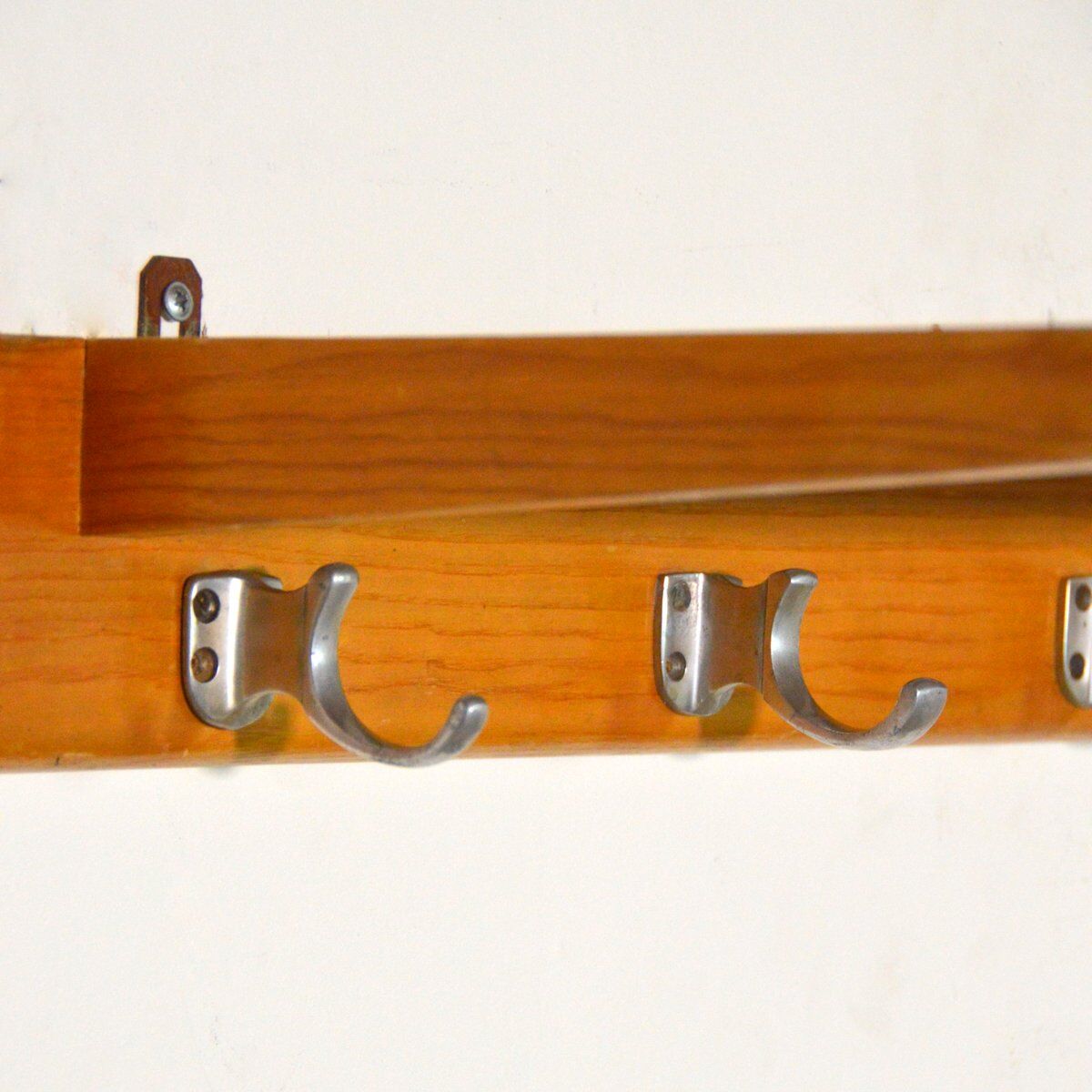 50s coats holder wood and metal