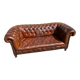 2 seater chesterfield leather sofa