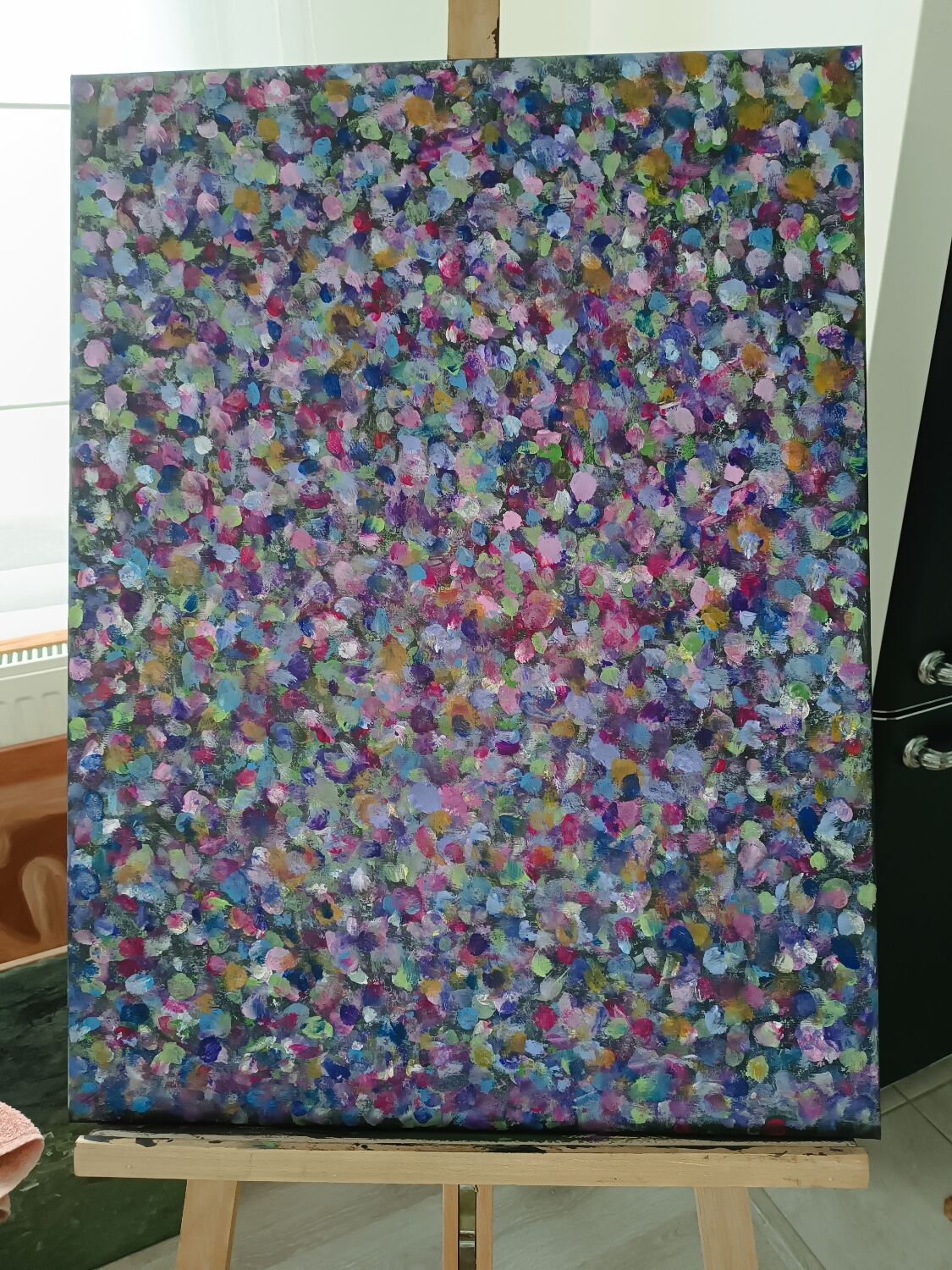 Hand painted acrylic canvas