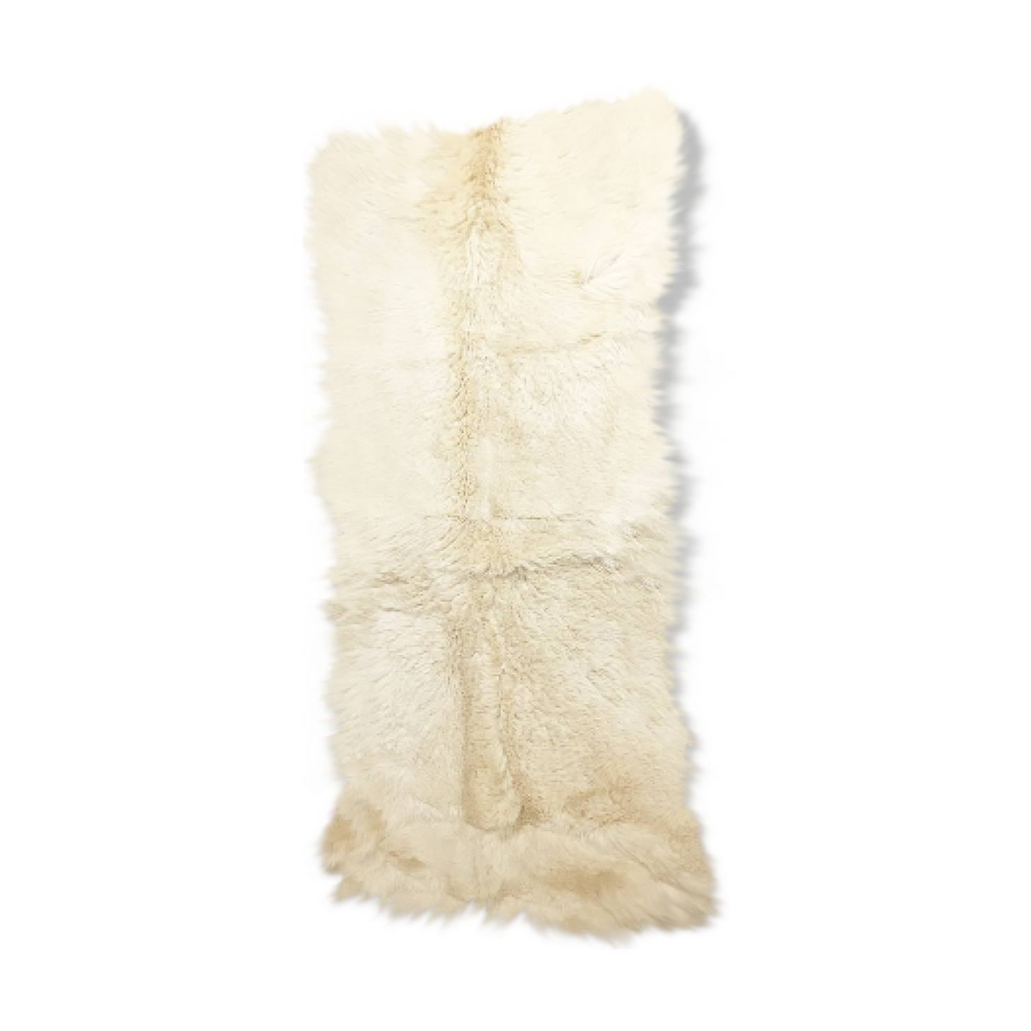 Tapis peau de chèvre, années 70 - 160x80cm