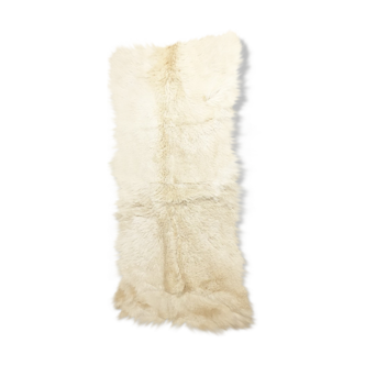 Goat skin carpet, 70s - 160x80cm