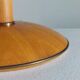 Vintage wooden and brass table lamp by Temde from the 1950s.
