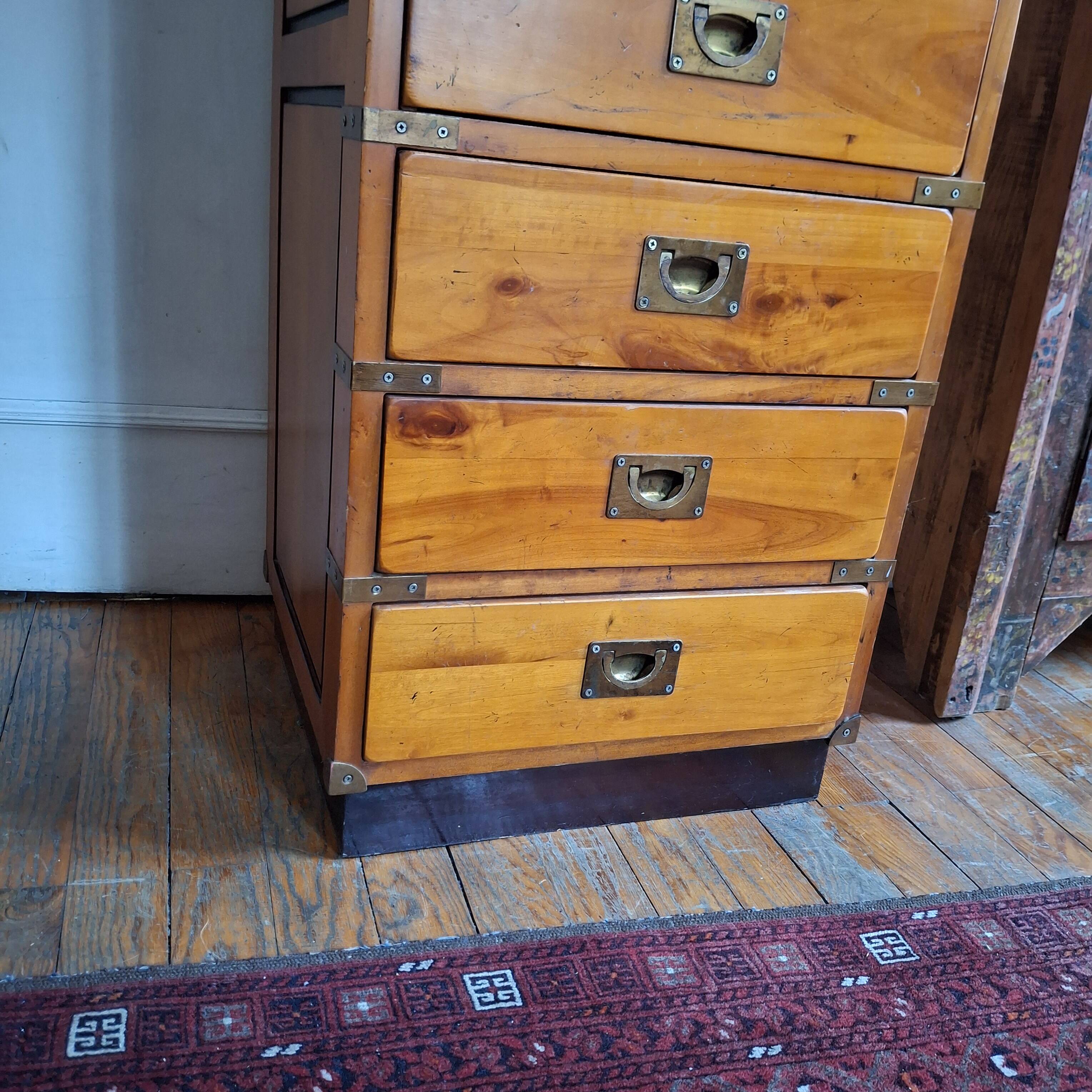 Nautical style chest of drawers.