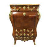 Secrétaire galbé de style Louis XV