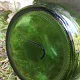 Demijohn in thick glass of the brand viresa. green