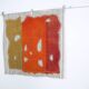 Olive Green Handmade Vintage Wall Hanging, Woven Tapestry 103x105 Cm