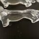 Transparent dachshund knife holder