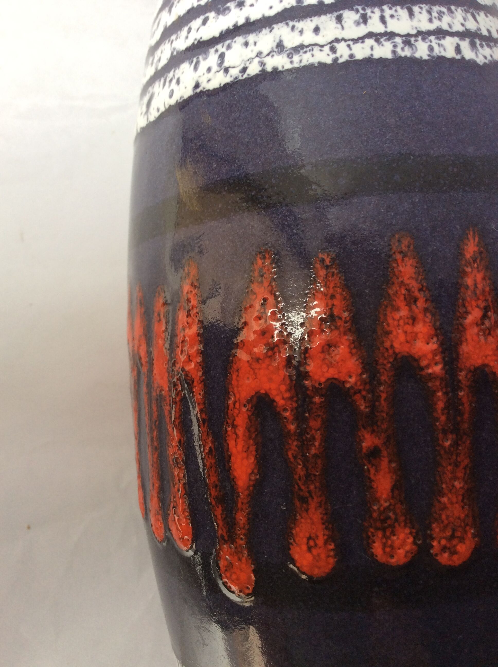 Ceramic vase "Scheurich" West Germany, 1960s