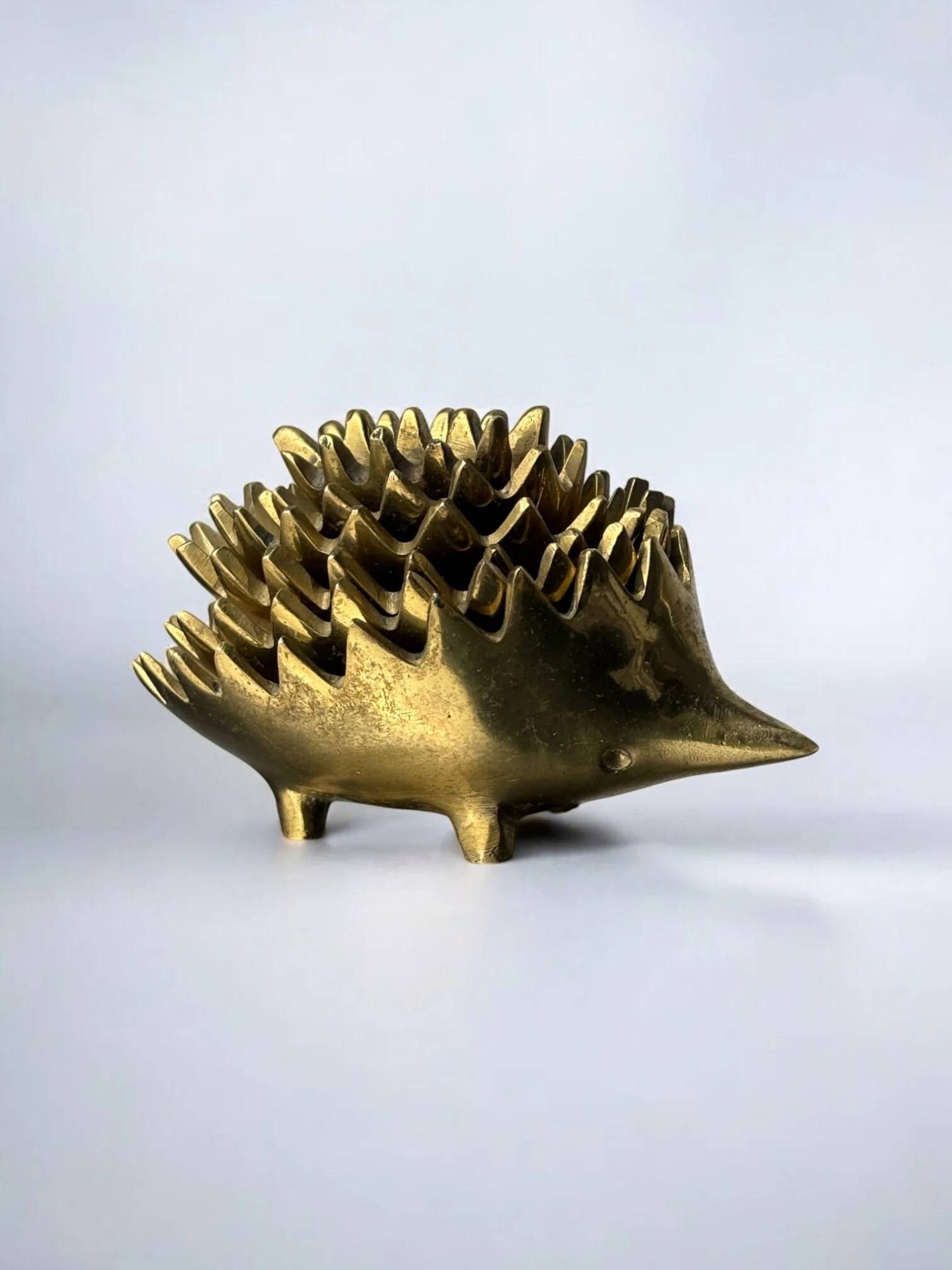 Stackable hedgehog ashtray set by Walter Bosse for Hertha Baller, Austria, 1950s