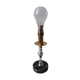 Lamp in marble and chrome steel 50s