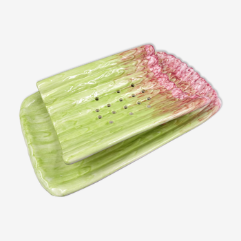 Asparagus dish in bubble
