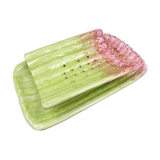 Asparagus dish in bubble