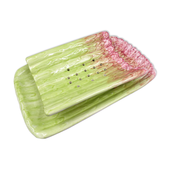 Asparagus dish in bubble