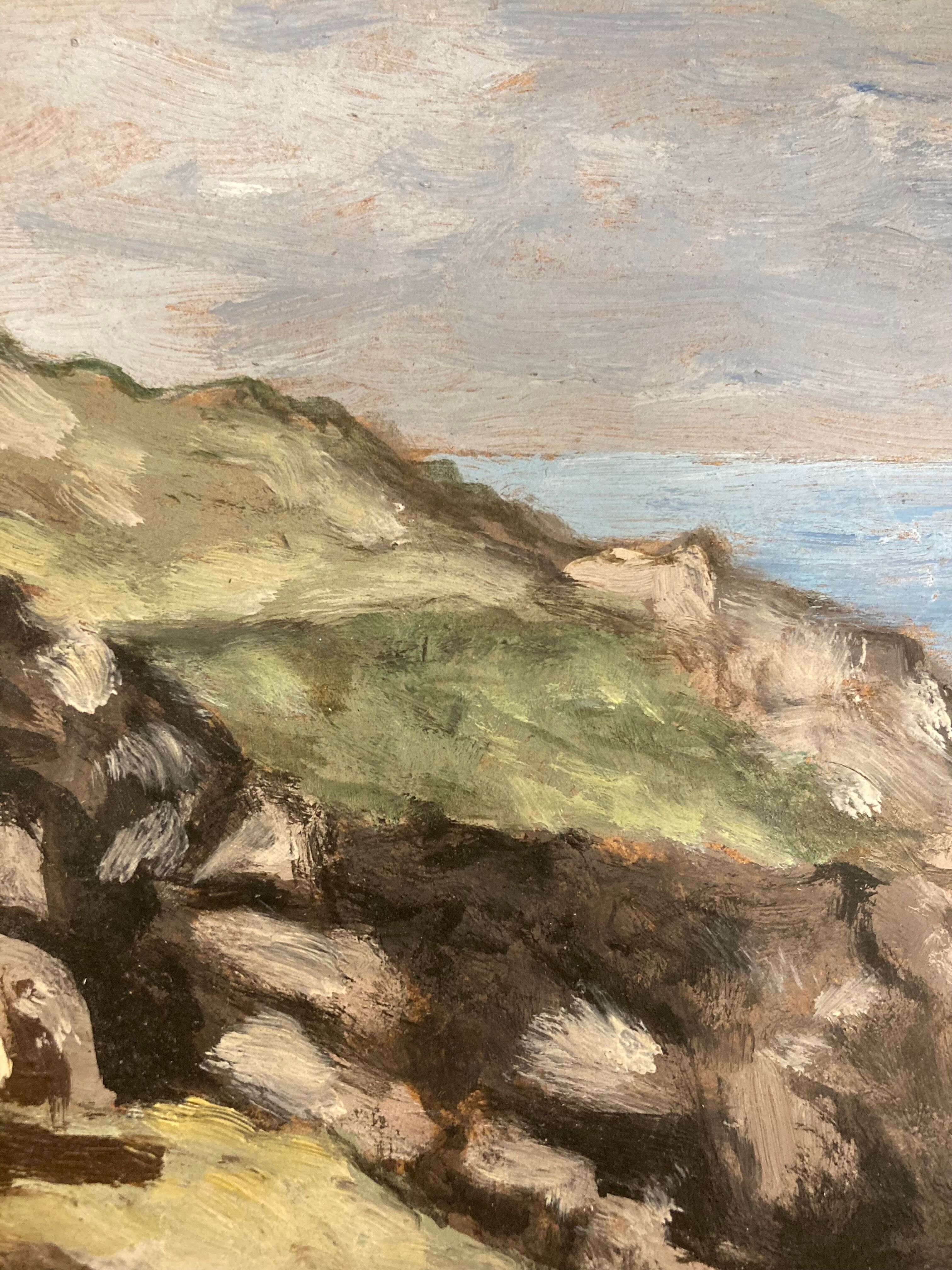 Vintage landscape painting