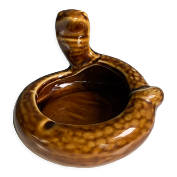 Cendrier en faïence Le Cobra