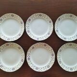 Six Céranord St Amand “Royal” dinner plates